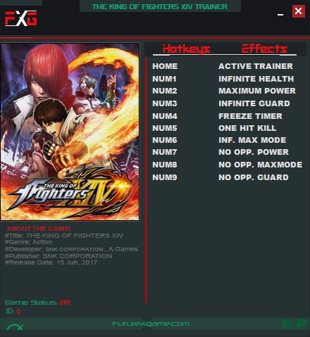 The King of Fighters XIV v1.0 (64Bits) Trainer +9